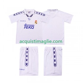 Divisa di Calcio Real Madrid Retro Bambino Prima 1994 1996